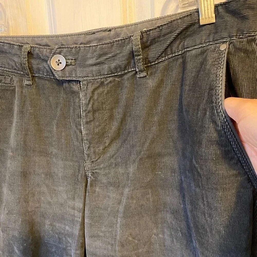 Eddie Bauer fit Curvy Leg Shape Corduroy Trouser Women Size 8 - Picture 8 of 9